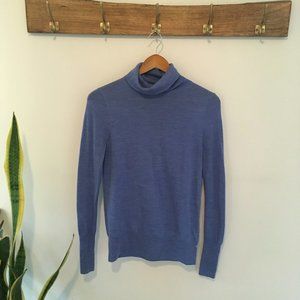 J. Crew Tippi turtleneck sweater (Women's small, heather blue)
